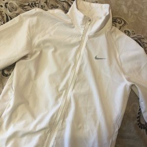 NIKE DRI FIT WHITE SPRING JACKET